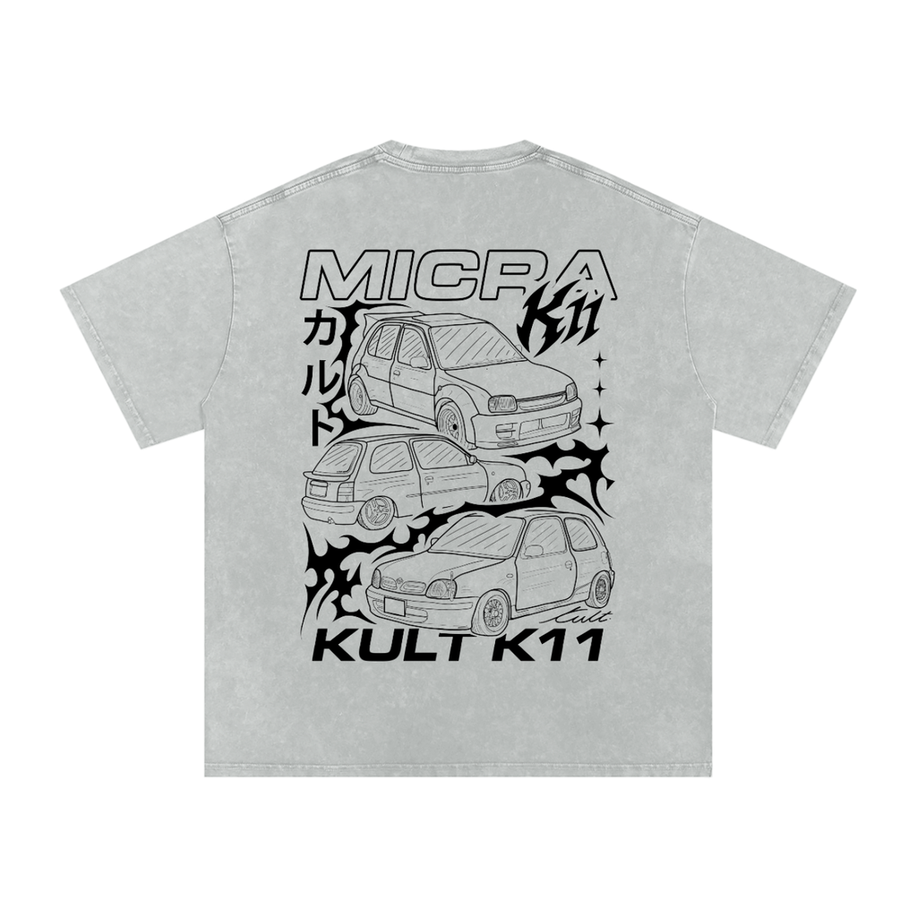 KULT MICRA STONE WASHED TEE COLOURED