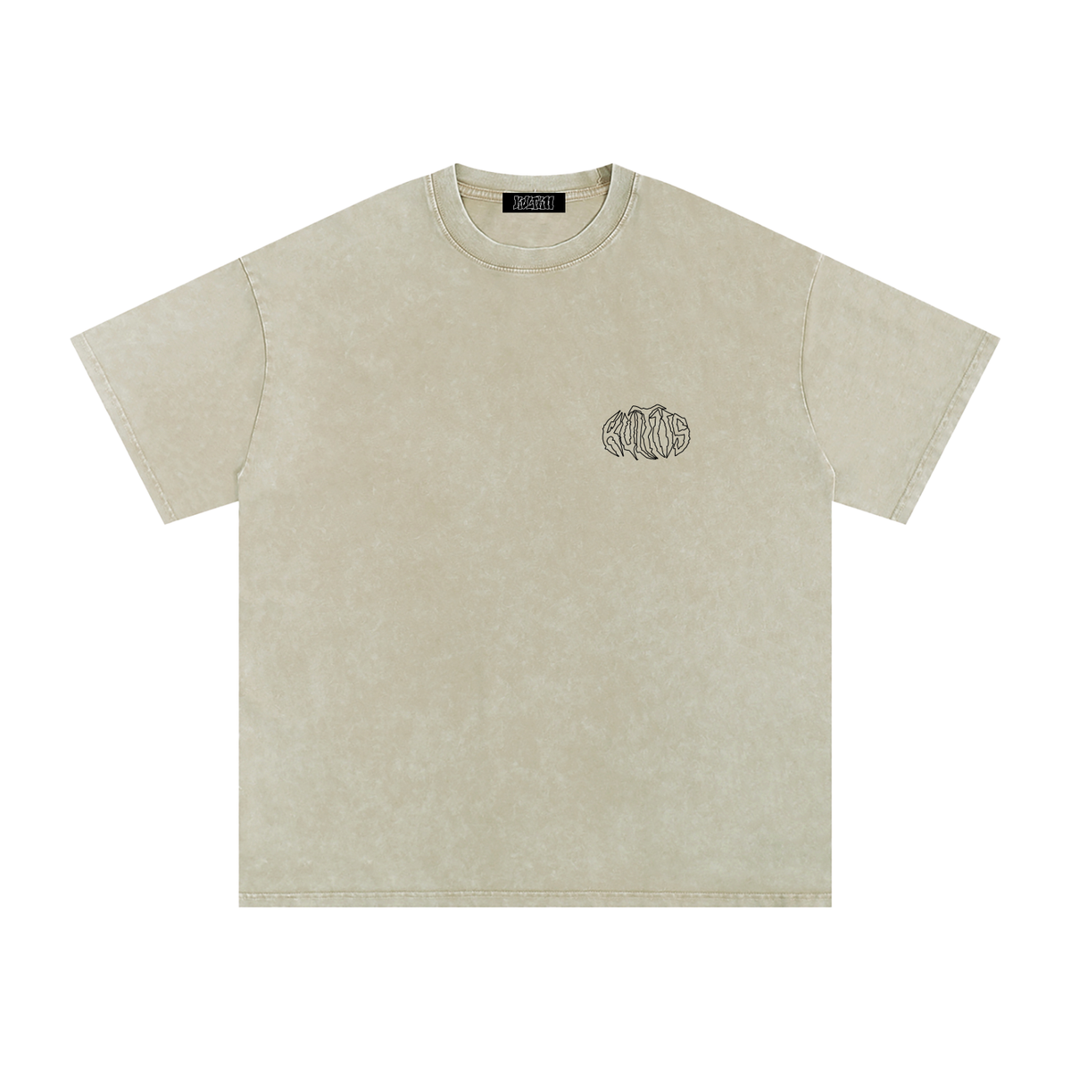 KULT MICRA STONE WASHED TEE COLOURED