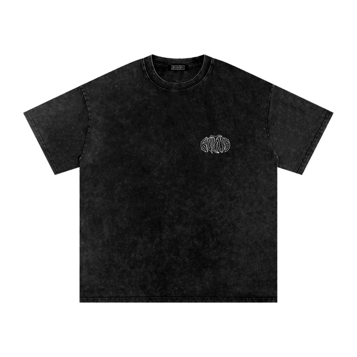 KULT MICRA STONE WASHED TEE BLACK
